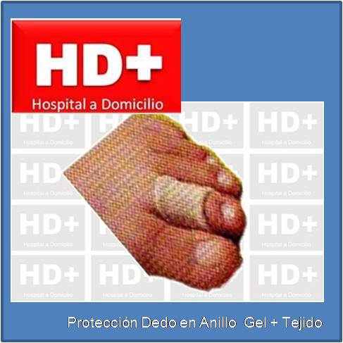 Protector de Dedo de PIES en Gel y Tejido